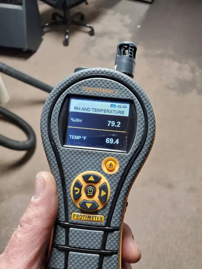 Moisture meter humidity assessment for Fire & Smoke Damage Restoration in Hatfield